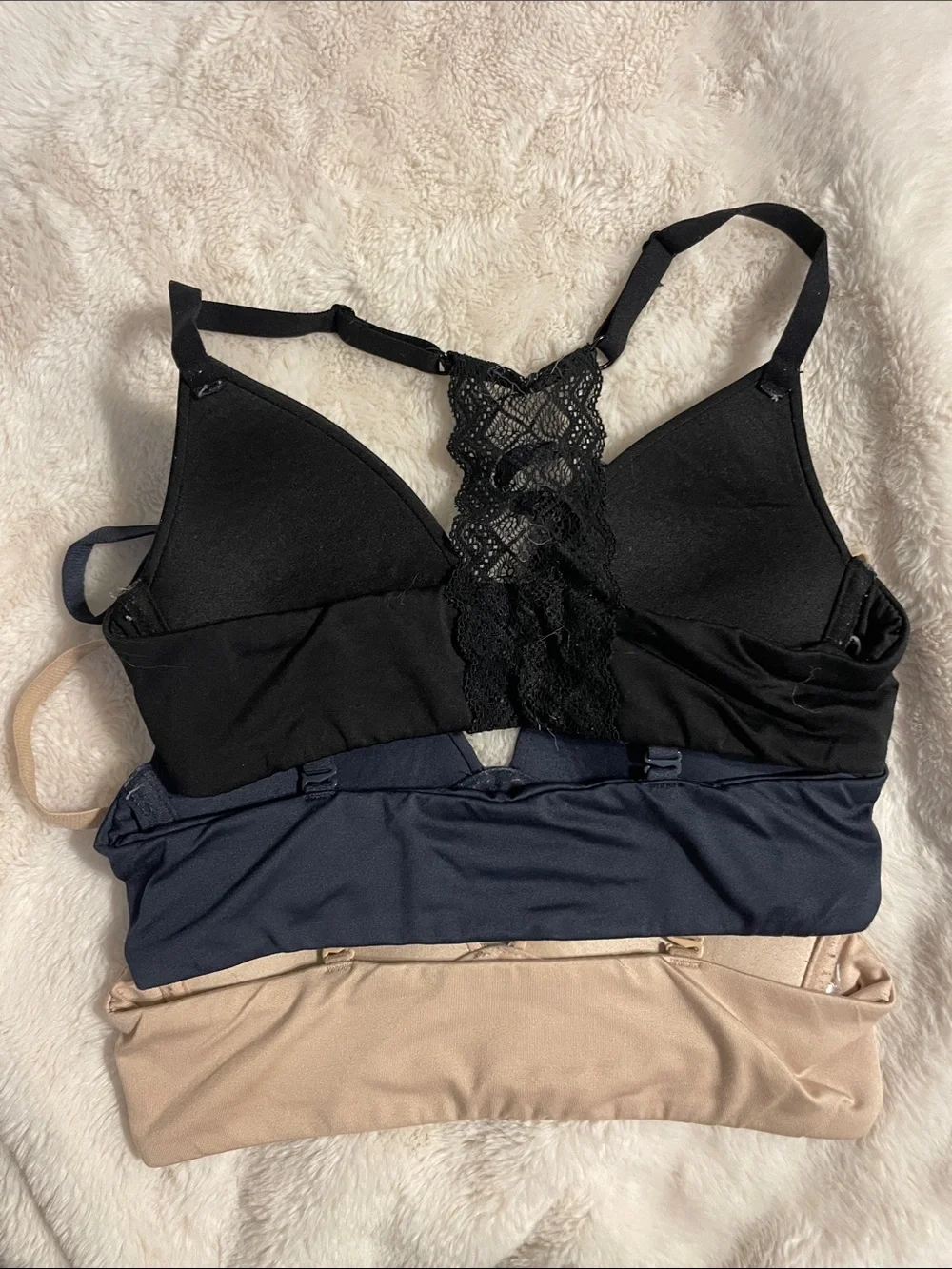 3-Pack Cat and Jack girls no wire bralette bra